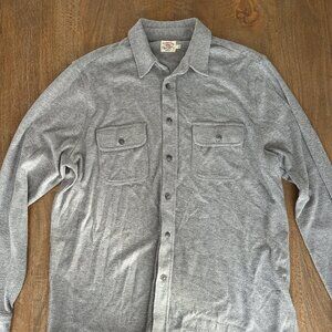 Faherty Legend™ Sweater Shirt - Fossil Grey Twill